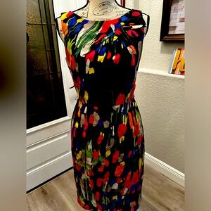 Colorful David Meister Dress, sz4